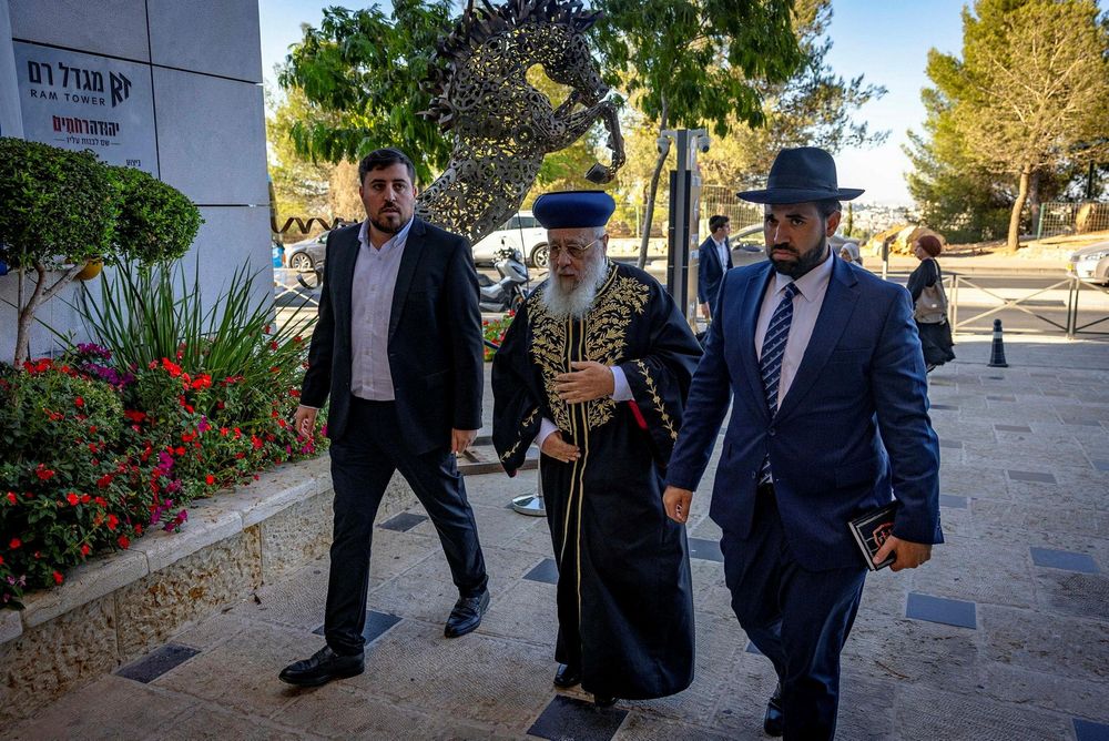 Au leader spirituel, le rabbin Yitzhak Yosef s'aligne à nouveau sur les positions du Shas