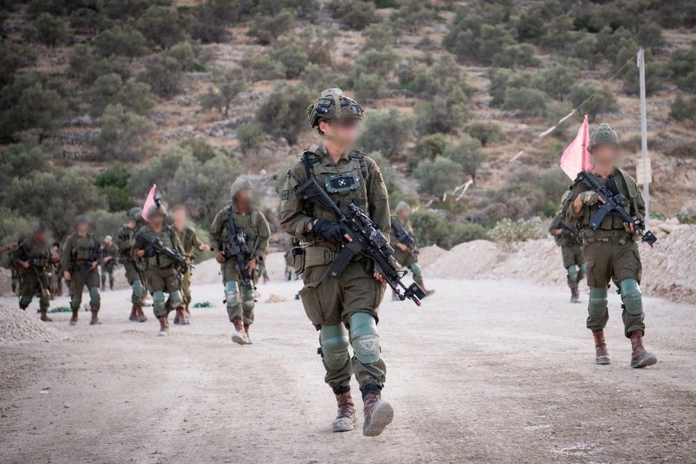 Grand exercice ce matin dans la division de Cisjordanie