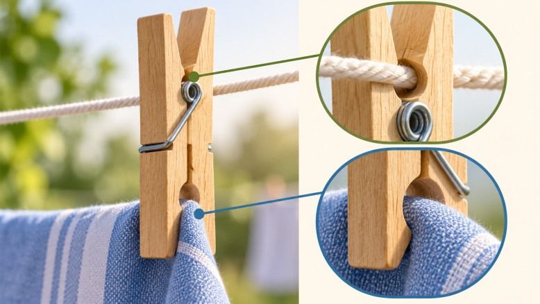 Le secret surprenant et brillant caché derrière la pince à linge