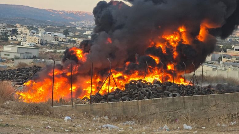 Le contrôle de l'incendie a été établi près de Yarcha
